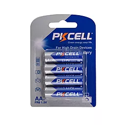 Батарейки PKCELL AA / FR6 LiFe BLISTER CARD 4шт