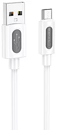 Кабель Borofone BX114 Structure USB-A - micro USB 12w 2.4a 1м cable White