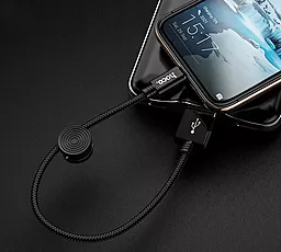 Кабель Hoco X35 Premium Charging USB-A - Type-C 15w 3a 0.25м cable Black - миниатюра 6 Кабель Hoco X35 Premium Charging USB-A - Type-C 15w 3a 0.25м cable Black - миниатюра 6