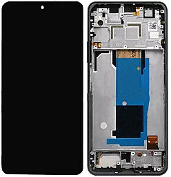 Дисплей Xiaomi Redmi Note 11 Pro 5G China, Redmi Note 11 Pro+ 5G з тачскріном і рамкою, сервісний оригінал, Mysterious Black
