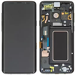 Дисплей Samsung Galaxy S9 Plus G965 с тачскрином и рамкой, сервисный оригинал, Black