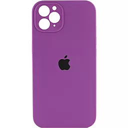 Чехол Silicone Case Full Camera Square для Apple iPhone 11 Pro Max Grape