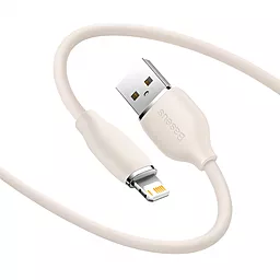USB Кабель Baseus Jelly Liquid Silica Gel Fast Charging Data 2.4A 1.2M Lightning Cable  Pink (CAGD000004) - мініатюра 3