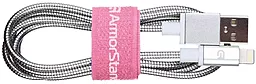 Органайзер для кабелю ArmorStandart Sticky Tape Single Light Pink (ARM57556) - мініатюра 2