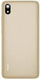 Задня кришка корпусу Xiaomi Redmi 7A зі склом камери та бічними кнопками Matte Gold - фото Задня кришка корпусу Xiaomi Redmi 7A зі склом камери та бічними кнопками Matte Gold
