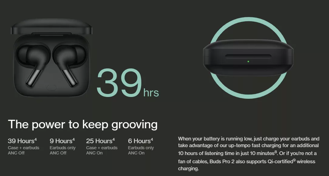 Навушники OnePlus Buds Pro 2R Black - фото 10