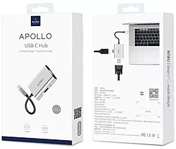 Видео переходник (адаптер) WIWU Apollo USB-C to HDMI+VGA Silver (A20VH) - миниатюра 4