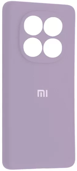 Чехол Silicone Case Full для Xiaomi Redmi Note 14 Pro Plus 5G Lilac - фото 1