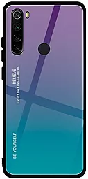 Чехол BeCover Gradient Glass Xiaomi Redmi Note 8 Purple/Blue (704449)