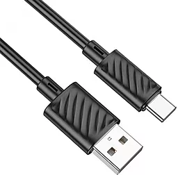 Кабель Hoco X88 Gratified USB-A - Type-C 15w 3a 1м cable Black - мініатюра 4 Кабель Hoco X88 Gratified USB-A - Type-C 15w 3a 1м cable Black - мініатюра 4