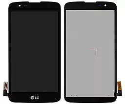 Дисплей LG Escape 3, K8 2016, Phoenix 2 (K350, K373, LM-X212(G), VS500PP) з тачскріном, оригінал, Black