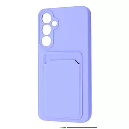 Чехол Wave Colorful Pocket для Samsung Galaxy A35 Light Purple