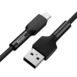 Кабель Baseus Silica USB-A - Lightning 12w 2.4a 1м cable Black (CALGJ-01) - миниатюра 2 Кабель Baseus Silica USB-A - Lightning 12w 2.4a 1м cable Black (CALGJ-01) - миниатюра 2