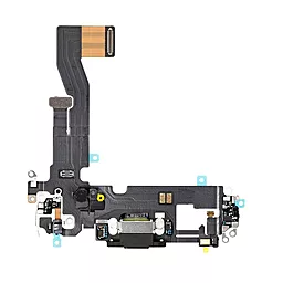 Нижній шлейф Apple iPhone 12 / iPhone 12 Pro з роз'ємом зарядки, з мікрофоном Black - фото Нижній шлейф Apple iPhone 12 / iPhone 12 Pro з роз'ємом зарядки, з мікрофоном Black