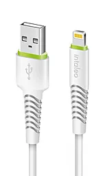 Кабель Intaleo CBFLEXL2 USB-A - Lightning 12w 2.4a 2м cable White (1283126521416) - фото Кабель Intaleo CBFLEXL2 USB-A - Lightning 12w 2.4a 2м cable White (1283126521416)