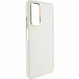 Чехол Epik TPU Bonbon Metal Style для Samsung Galaxy S21 FE White