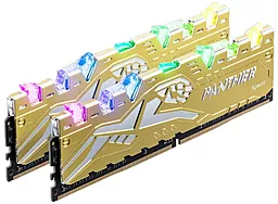 Оперативная память Apacer 16GB (2x8GB) DDR4 2666MHz Panther Rage RGB Silver-Golden (EK.16G2V.GQMK2) - миниатюра 2