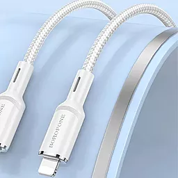 Кабель Borofone BX90 Cyber USB-A - Type-C 15w 3a 1м cable White - миниатюра 2