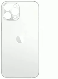 Задняя крышка корпуса Apple iPhone 12 Pro (big hole) Silver