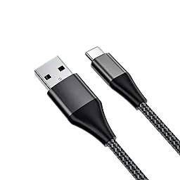 USB Кабель Powermax Basic USB Type-C Cable Black - мініатюра 2