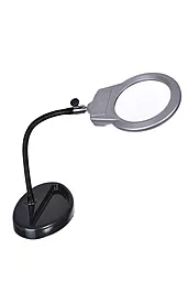 Лупа настольная Magnifier ZD-126 90мм/2.5х, 22мм/5х с подсветкой