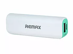 Повербанк Remax Mini 2600mAh White/Green - фото Повербанк Remax Mini 2600mAh White/Green