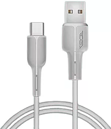 Кабель USB Ridea RC-M121 Prima 15W 3A USB Type-C Cable White