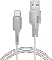 Кабель Ridea RC-M121 Prima USB-A - Type-C 15w 3a 1м cable White - фото Кабель Ridea RC-M121 Prima USB-A - Type-C 15w 3a 1м cable White