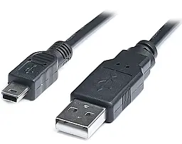 Кабель REAL-EL USB-A - mini USB 2a 1.8м cable Black (EL123500006)
