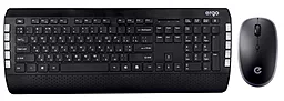 Комплект (клавіатура+мишка) Ergo KM-850WL (KM-850WL) Black