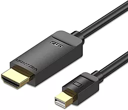 Відеокабель Mini DisplayPort - HDMI v1.4 4k 30hz 3m black (HAHBI) Vention - фото Відеокабель Mini DisplayPort - HDMI v1.4 4k 30hz 3m black (HAHBI) Vention