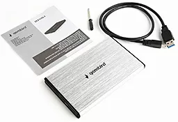 Кишеня для HDD Gembird 2.5" USB3.0 (EE2-U3S-3-S) Silver - мініатюра 2 Кишеня для HDD Gembird 2.5" USB3.0 (EE2-U3S-3-S) Silver - мініатюра 2