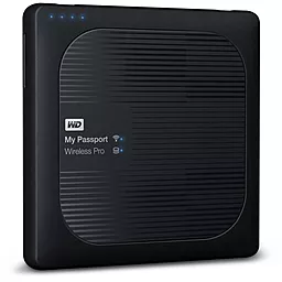 Зовнішній жорсткий диск Western Digital My Passport Wireless Pro 3TB USB3.0/Wi-Fi (BSMT0030BBK-EESN) - мініатюра 2