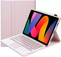 Чехол для планшета BeCover TouchPad с безпроводной клавиатурой для Xiaomi Redmi Pad SE Pink (712399) - фото Чехол для планшета BeCover TouchPad с безпроводной клавиатурой для Xiaomi Redmi Pad SE Pink (712399)