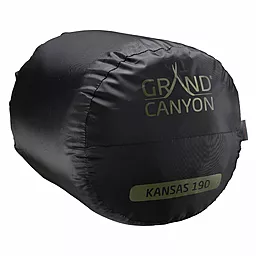 Спальний мішок Grand Canyon Kansas 190 0°C Capulet Olive Left (340019) - мініатюра 7
