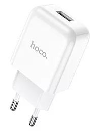 Сетевое зарядное устройство Hoco N2 Vigour 1USB/2A White