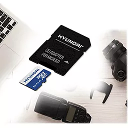 Карта пам'яті Hyundai microSDXC 256GB Class 10 UHS-I U3 V30 A1 + SD-адаптер (SDC256GU3) - мініатюра 4