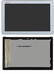 Дисплей для планшету Asus ZenPad 10 Z300M (жовтий шлейф, #TV101WXM-NU1, BE-AS010102-V1) + Touchscreen White
