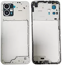 Рамка корпусу Motorola Moto G13 XT2331 / Moto G23 XT2333 зі склом камери Pearl White - фото Рамка корпусу Motorola Moto G13 XT2331 / Moto G23 XT2333 зі склом камери Pearl White
