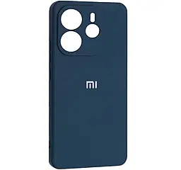 {"ru": "Чехол", "uk": "Чохол"} Silicone Case Full для Xiaomi Redmi Note 14 4G Global Version Navy Blue