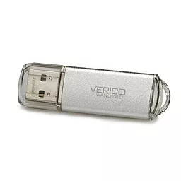 Флешка Verico USB 4Gb Wanderer (1UDOV-M4SR43-NN) Silver - фото Флешка Verico USB 4Gb Wanderer (1UDOV-M4SR43-NN) Silver
