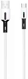 Кабель Usams U51 Silicone USB-A - Type-C 10w 1м cable White - фото Кабель Usams U51 Silicone USB-A - Type-C 10w 1м cable White