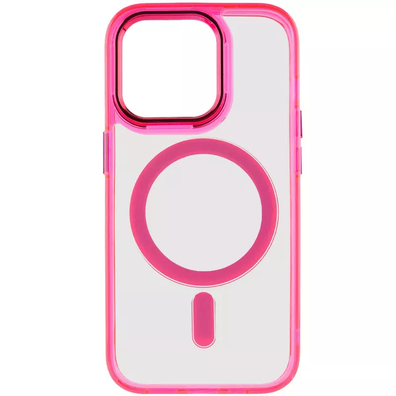 Чехол Epik Iris with MagSafe для Apple iPhone 14 Pro Raspberry - фото 1