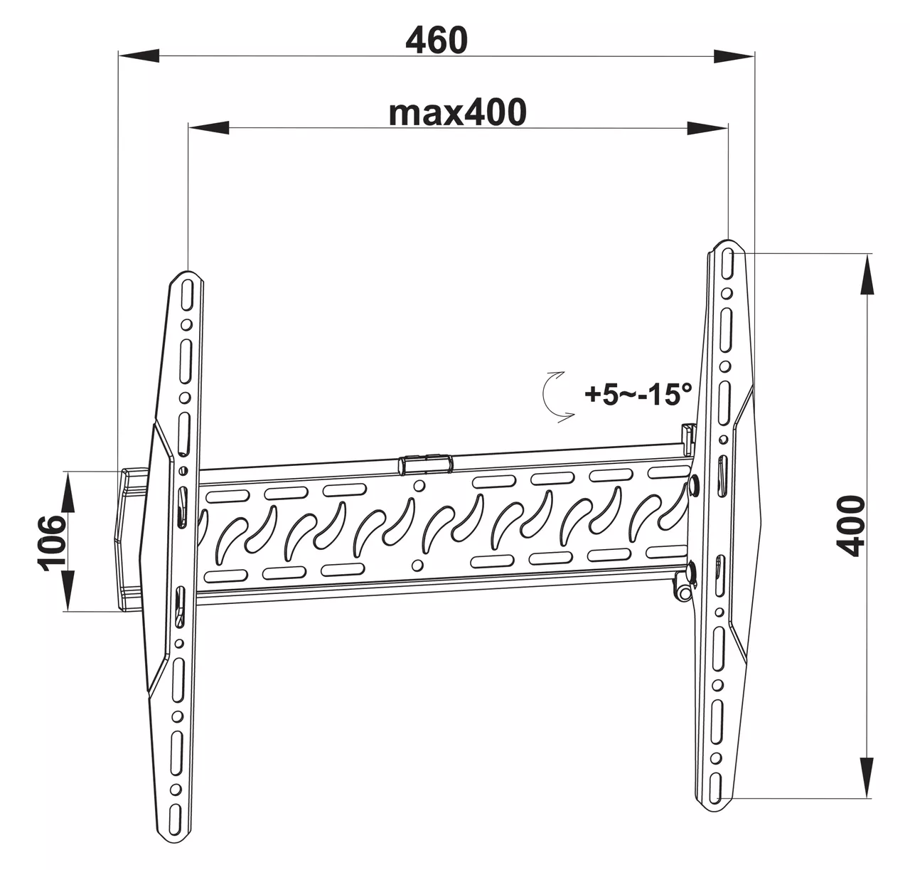 Кронштейн для телевизора Walfix S-128B - фото 3