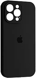 Чехол Silicone Case Full Camera для Apple iPhone 16 Pro Black - фото Чехол Silicone Case Full Camera для Apple iPhone 16 Pro Black