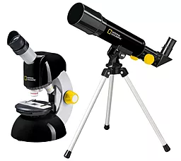 Дитячий навчальній набір Мікроскоп Junior 40x-640x + Телескоп 50/360