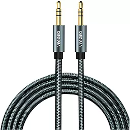 Аудио кабель Veggieg AUX mini Jack 3.5 мм М/М сable 3 м black (YT-AUXGJ(M) / (M)-AB-3) - фото Аудио кабель Veggieg AUX mini Jack 3.5 мм М/М сable 3 м black (YT-AUXGJ(M) / (M)-AB-3)