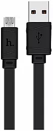 Кабель USB Hoco X5 Bamboo micro USB Cable Black