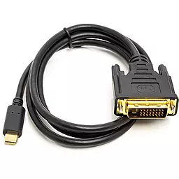Видеокабель PowerPlant USB Type-C 3.1 - DVI (24+1) (M) 1m (CA912124)