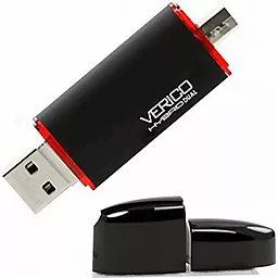 Флешка Verico USB 2.0 64Gb Hybrid Dual (USB 64Gb Hybrid Dual) Black
